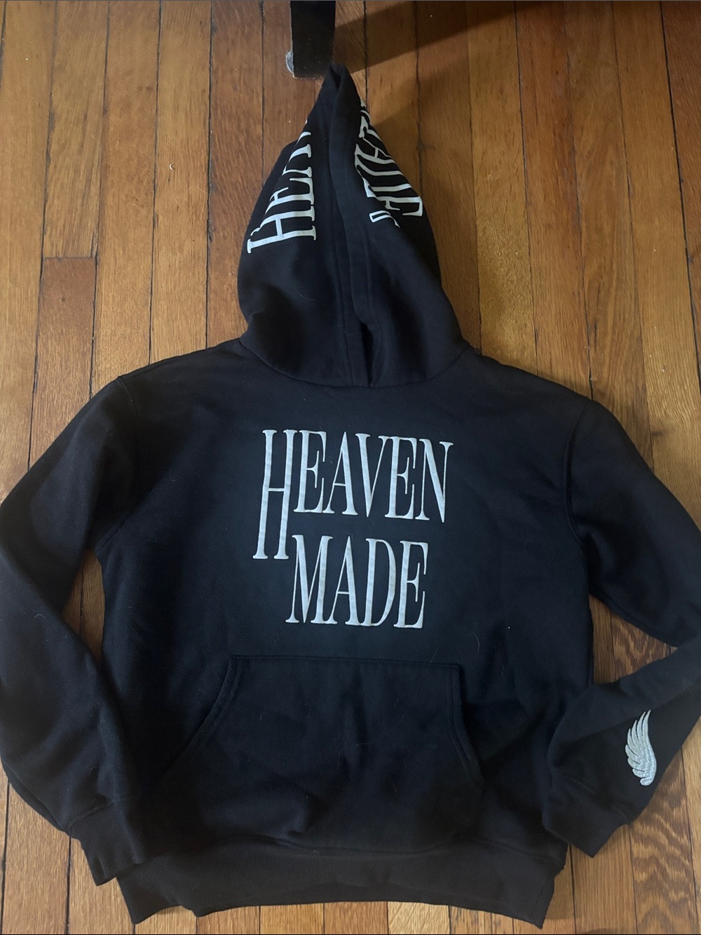 Revival Club Heaven Made Black Graphic Hoodie